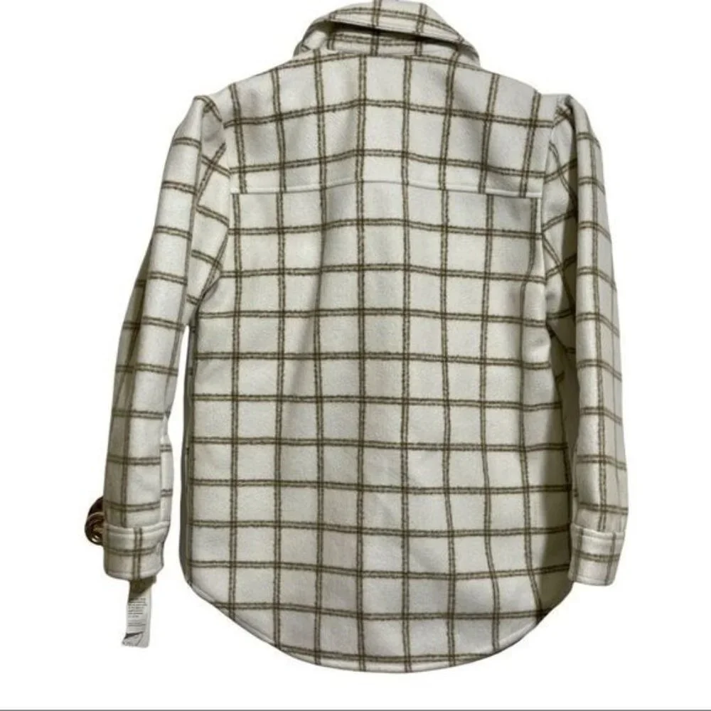 Treasure & Bond Plaid Button Down Carson Pane Boxy Women's Small Shirt J… - Picture 2 of 14